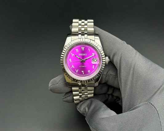 SEIKOJUST ARABIC DIAL VIOLET